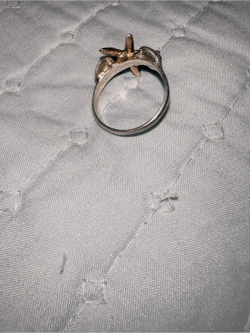 Starfish and seashell ring size 6